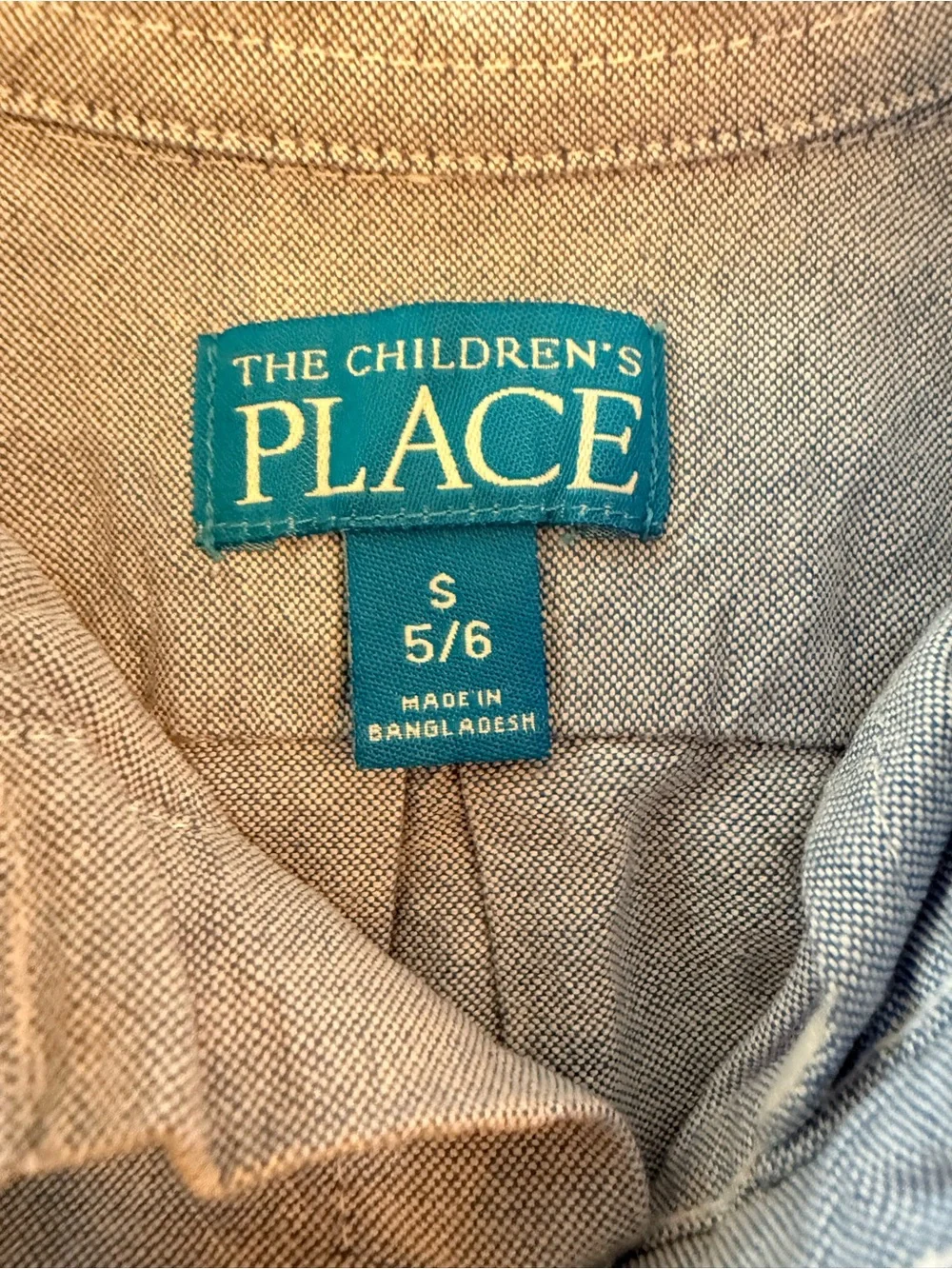 The Children’s Place Boys Size 5/6 Shirt & Navy Sweater 2-Piece Bundle